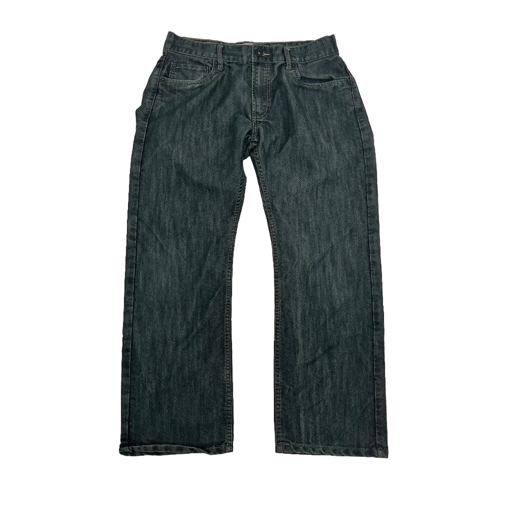 Vintage Levi’s 514 Men's 32x27 Slim Straight Jeans Green 12 Husky Denim Mid Rise